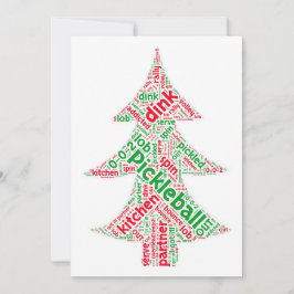 ピックボールのクリスマスカード シーズンカード