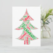 ピックボールのクリスマスカード シーズンカード (スタンド正面)