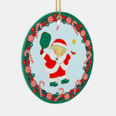 ピックボールのクリスマスコレクティブ セラミックオーナメント (右)