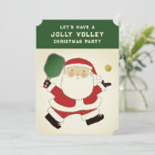 ピックボールのクリスマスパーティの招待状 招待状 (スタンド正面)