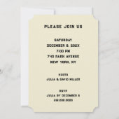 ピックボールのクリスマスパーティの招待状 招待状 (裏面)