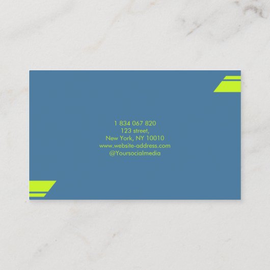 ピックボールのコーチのピックボールのパドル 名刺 (裏面)