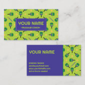 ピックボールのコーチ – 私はピックボール新鮮な緑が大好き 名刺 (正面/裏面)