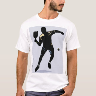 ピックボールのシルエットアタック Tシャツ