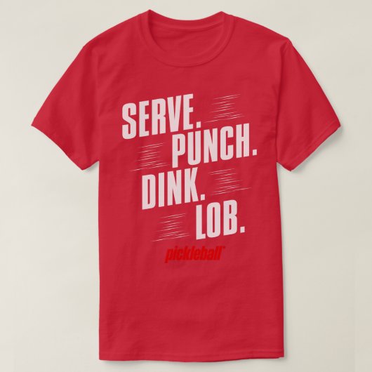 ピックボールのスラング Tシャツ (デザイン正面)