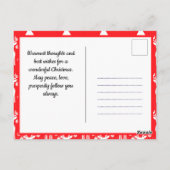 ピックボールのトナカイのメリークリスマス🎁 ポストカード (裏面)