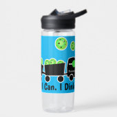 ピックボールのトレーニング私は明るい緑ができるディンク ウォーターボトル (左面)