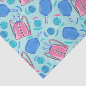 ピックボールのパドルとボールブルー小 薄葉紙 (詳細)