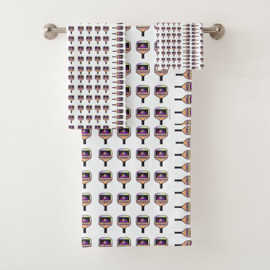 ピックボールのパドルズホワイトはどこだ バスタオルセット (インサイチュ)