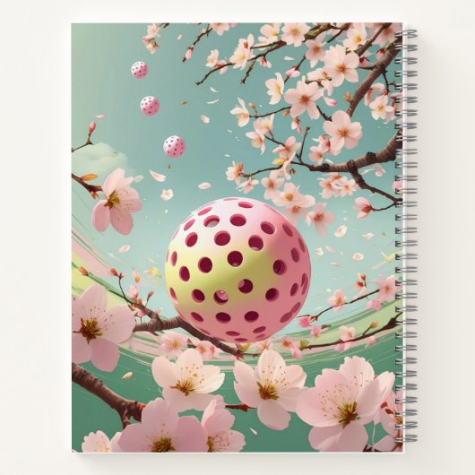 ピックボールのパワー・スマッシュ – エネルギーを動かす ノートブック (裏面)