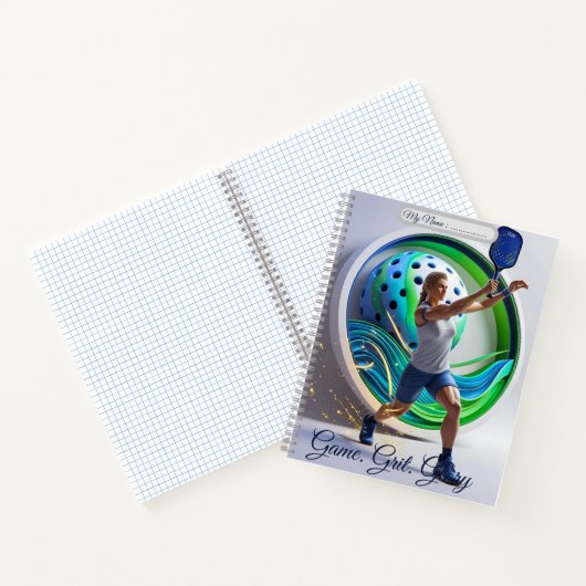 ピックボールのパワー・スマッシュ – エネルギーを動かす ノートブック (内部)