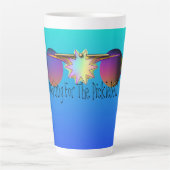 ピックボールのパーソナライズを待っている カフェラテマグ (正面)