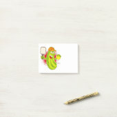 ピックボールのピックル選手 ポストイット (デスク上)