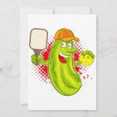 ピックボールのピックル選手 招待状 (裏面)