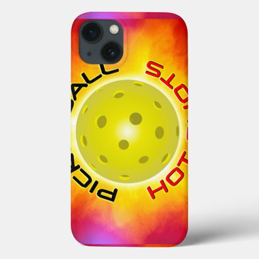 ピックボールのホットショット1 Case-Mate iPhoneケース (裏面)