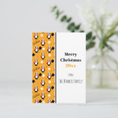 🐧ピックボールのメリークリスマス🎁 ポストカード (スタンド正面)