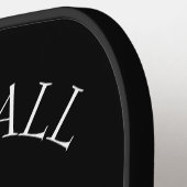 ピックボールの伝説 | 大おもしろい足 ピックルボールラケット (左詳細)