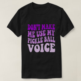 ピックボールの声を使わせない Tシャツ