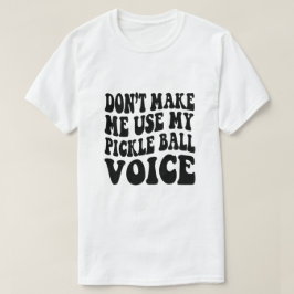 ピックボールの声を使わせない Tシャツ