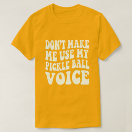 ピックボールの声を使わせない Tシャツ