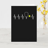 ピックボールの心拍が大好き カード (黄色い花)