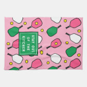 ピックボールの装飾 キッチンタオル (横)