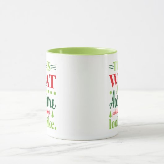 ピックボールはおもしろいグリーンスポーツコーヒーに似ている マグカップ (中央)