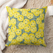 ピックボールはライフ – 緑の黄色 クッション (ブランケット)