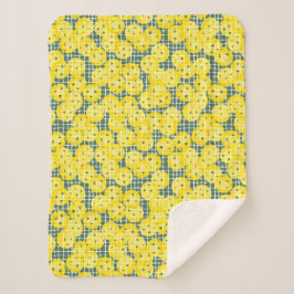 ピックボールはライフ – 緑の黄色 シェルパブランケット