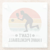 ピックボールは持ってないピックボール好き ガラスコースター (裏面)