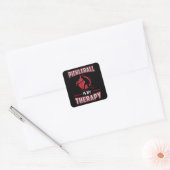 ピックボールは私のセラピーパドルピックボールプレーヤーである スクエアシール (封筒)