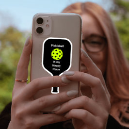 ピックボールは私の幸せな場所だ シール