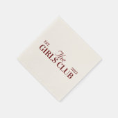 ピックボールをテーマにしたパーティー スタンダードカクテルナプキン (角)