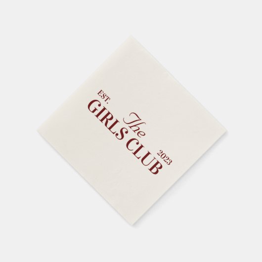 ピックボールをテーマにしたパーティー スタンダードカクテルナプキン (角)