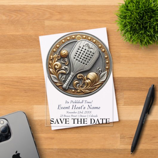 ピックボールイベントパーティの招待状 アクリル招待状 (インサイチュ (招待状))