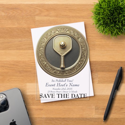 ピックボールイベントパーティの招待状 アクリル招待状 (インサイチュ (招待状))