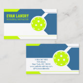 ピックボールインストラクター 名刺 (正面/裏面)