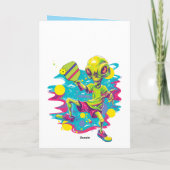 ピックボールエイリアンハッピーバースデーカード シーズンカード (裏面)