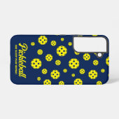 ピックボールカスタムファンのサムスンギャラクシーS22ケース SAMSUNG GALAXYケース (裏面横)