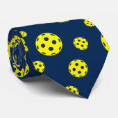 ピックボールカスタム柄カラーネックタイ ネクタイ (ロール)