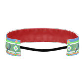 ピックボールカラフルサマーピックボールコートヘア アスレチックヘッドバンド (裏面)