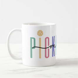 ピックボールカラフルママ コーヒーマグカップ