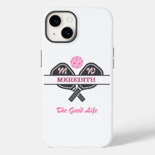 ピックボールガルパドルカスタムズモノグラム名 Case-Mate iPhone 14ケース