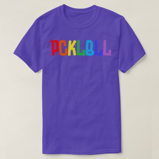 ピックボールギアレインボーコーナント2 Tシャツ (デザイン正面)