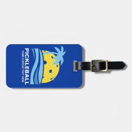 ピックボールギア識別パーソナライズされた文字 ラゲッジタグ