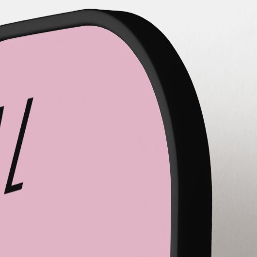 ピックボールクイーンクラウンピンクパーソナライズされたク ピックルボールラケット (左詳細)