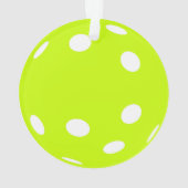 ピックボールクイーンパーソナライズされた、ピックボールギフト オーナメント (裏面)