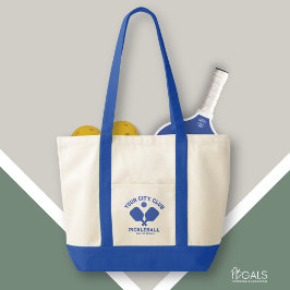 ピックボールクラブチームプレーカスタムヤーのピクルギフト トートバッグ