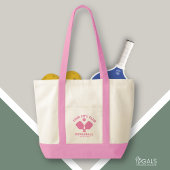 ピックボールクラブチームプレーカスタムヤーのピクルギフト トートバッグ