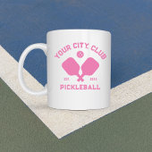 ピックボールクラブチームプレーヤーカスタムのピックラーギフト コーヒーマグカップ